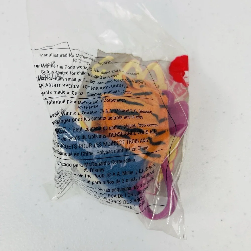 McDonalds Disney The Tigger Movie Happy Meal Toy Eeyore 3 Plush Toy Clip 2000